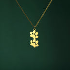 Collier Empreinte Féline – Pendentif Acier Inoxydable