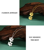 Collier Empreinte Féline – Pendentif Acier Inoxydable