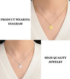 Collier Empreinte Féline – Pendentif Acier Inoxydable