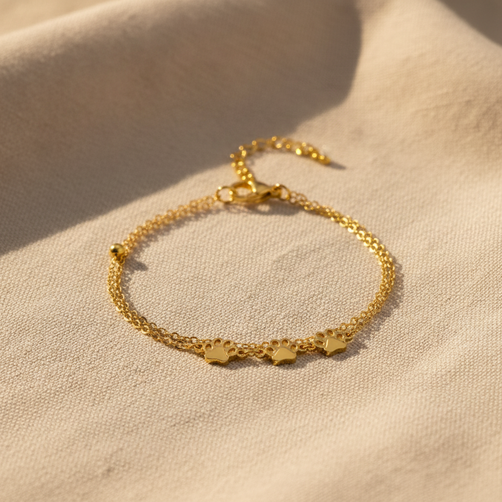 Bracelet doré symbolique