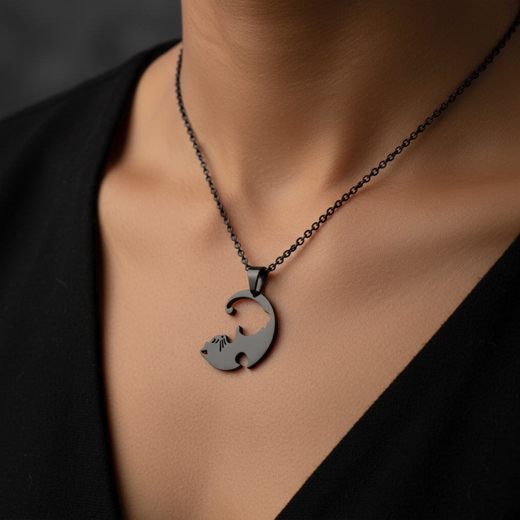 Collier noir - Protection